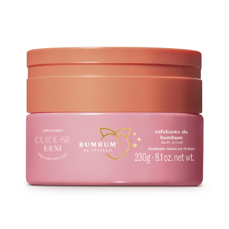 Cuide-se Bem Peach Butt Exfoliërende Crème, 230g