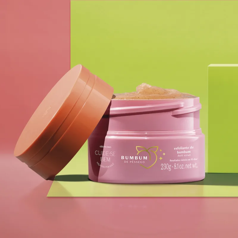 Cuide-se Bem Peach Butt Exfoliërende Crème, 230g - Afbeelding 3