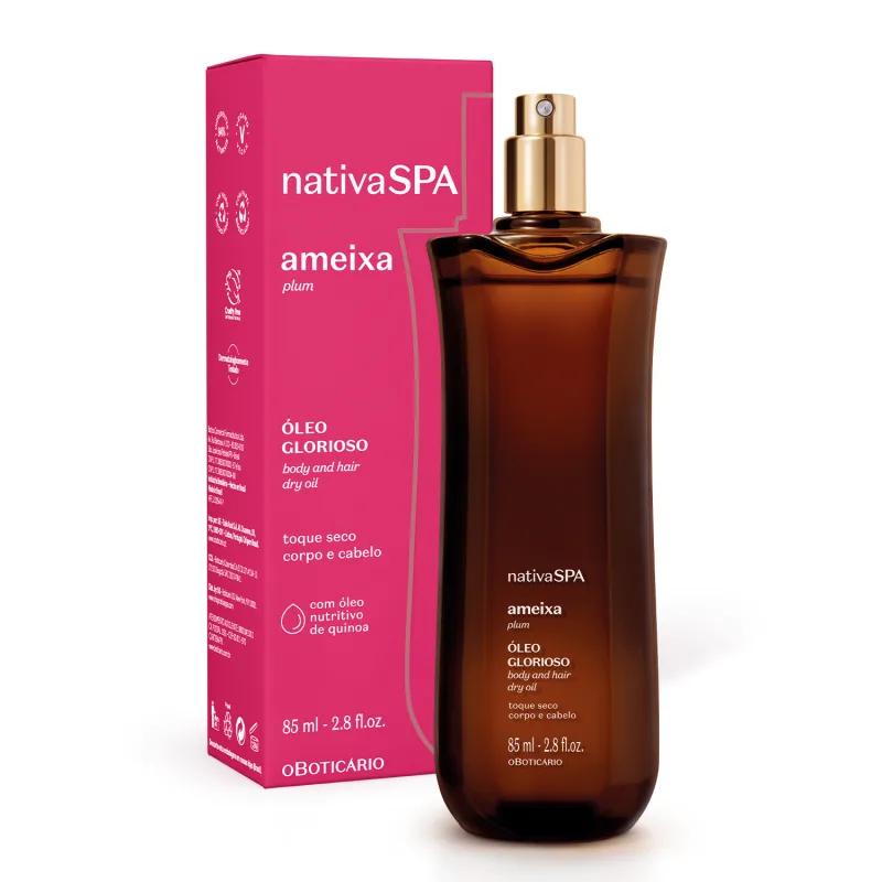 Nativa SPA Ameixa Multifunctionele  olie 85ml.