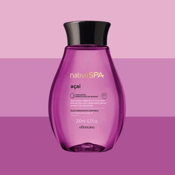 Nativa Spa Açaí vochtinbrengende olie, 200 ml - Afbeelding 2
