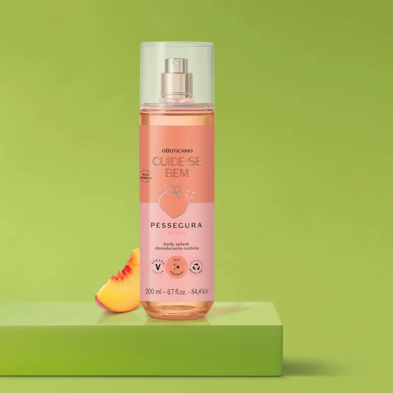 Cuide-se Bem Body Splash Pessegura, 200 ml - Afbeelding 3