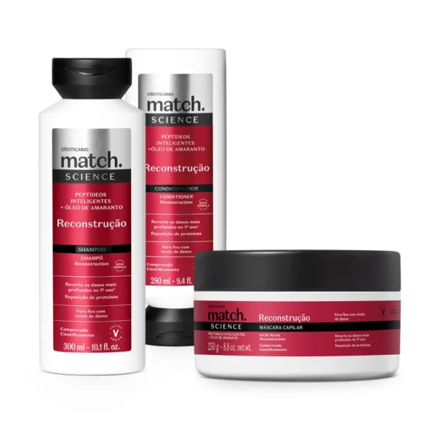 Match Science Reconstructie-Haarmasker, 250 g - Afbeelding 5