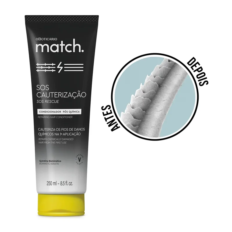 Match SOS Cauterisatie Post-Chemische Conditioner, 250 ml - Afbeelding 2