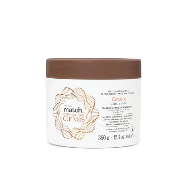 Match Science of Curves Hydraterend haarmasker voor golvend haar, 350 g