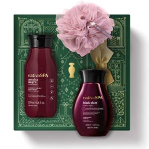 Nativa SPA Black Plum Kerstcadeau Set 2