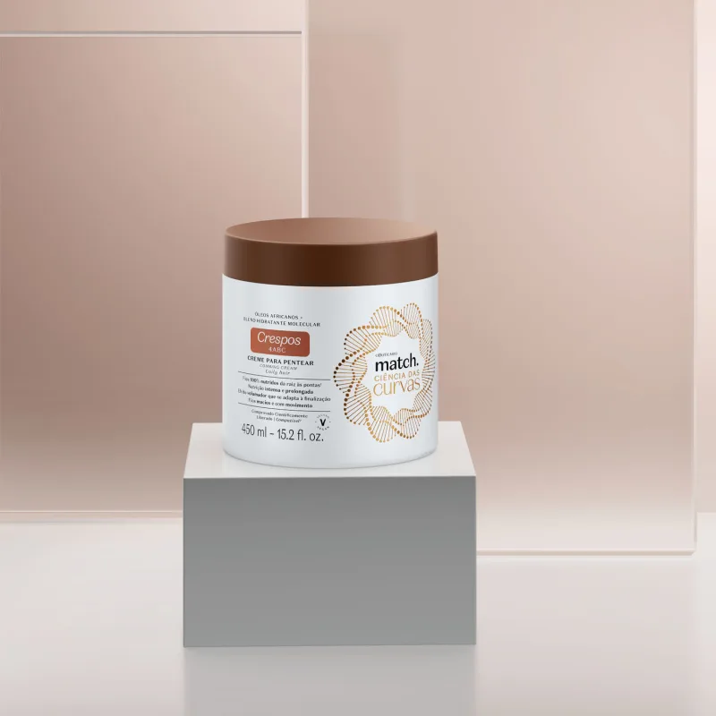 Match Ciencia das Curvas Crespos Hydraterend haarmasker 350g 4ABC - Afbeelding 2