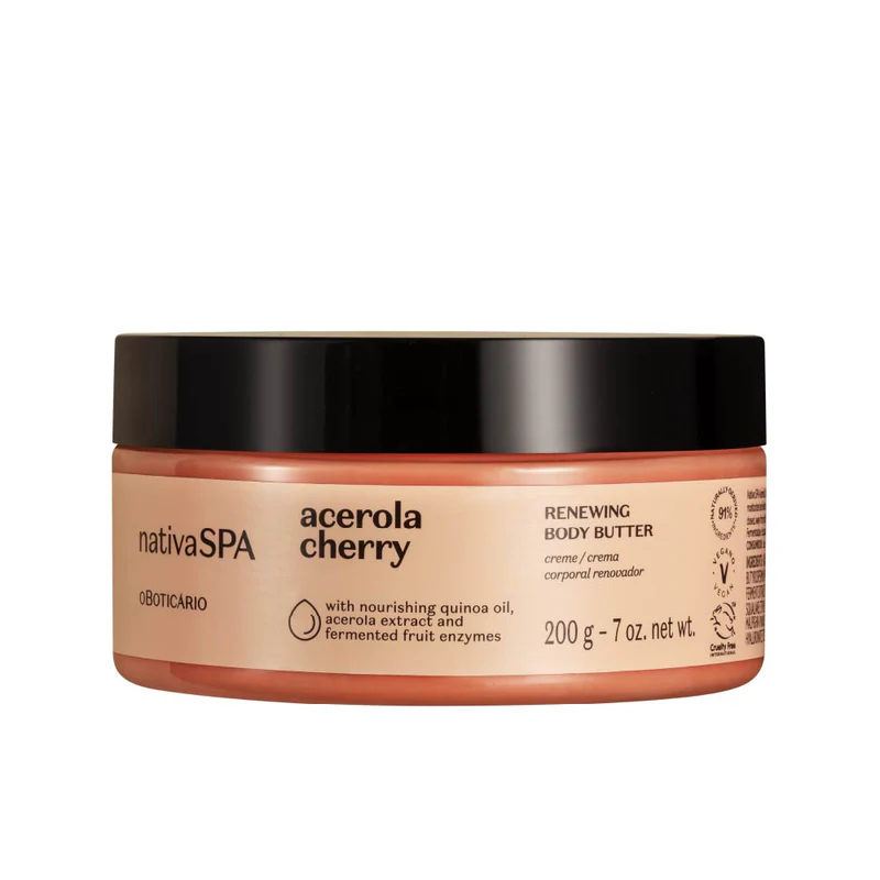 Nativa Spa Acerola Cherry Vernieuwde Bodycreme, 200g
