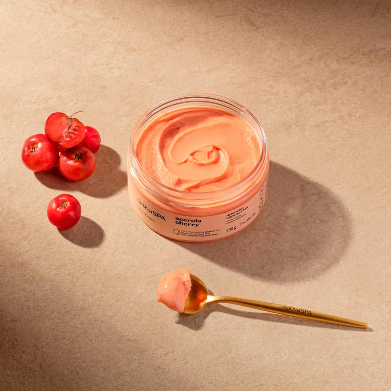 Nativa Spa Acerola Cherry Vernieuwde Bodycreme, 200g - Afbeelding 2