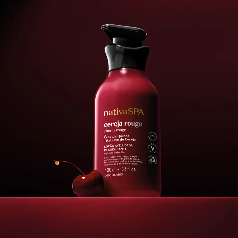 Nativa Spa Cereja Rouge Bodylotion, 400ml - Afbeelding 4