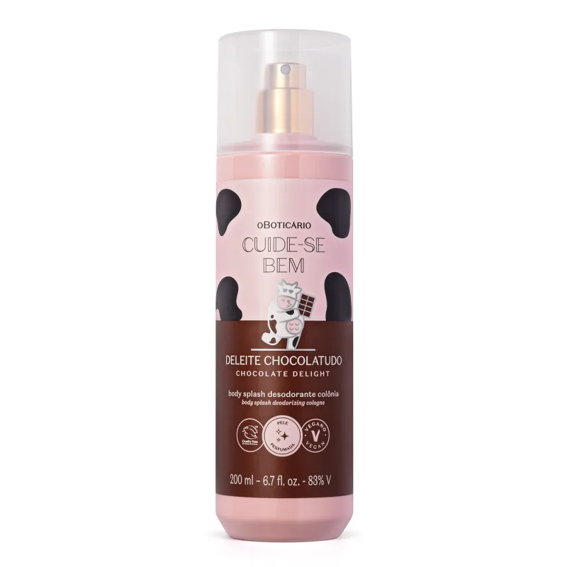 Cuide-se Bem Deleite Chocolatudo Body Splash