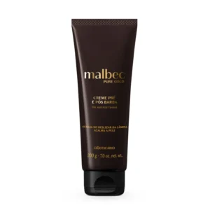 Malbec Pure Gold Pre- en Aftershavecrème 200 g