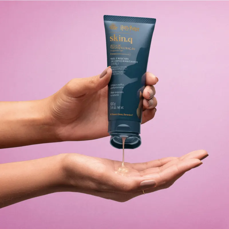 Skin q. Harry Potter Transfiguratie Klas, Cleansing Gel en Masker 2-in-1 100g - Afbeelding 4