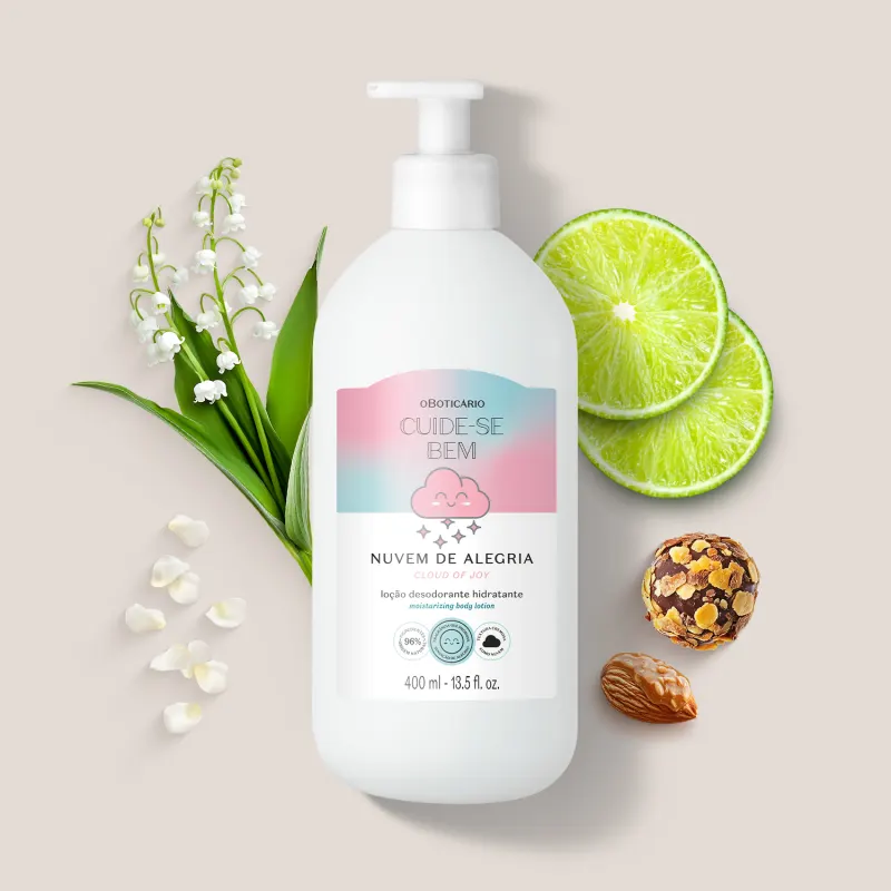 Cuide-se Bem Nuvem de Alegria Body Lotion,400ml - Afbeelding 2