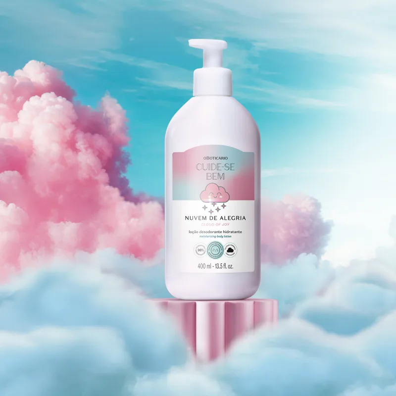 Cuide-se Bem Nuvem de Alegria Body Lotion,400ml - Afbeelding 3