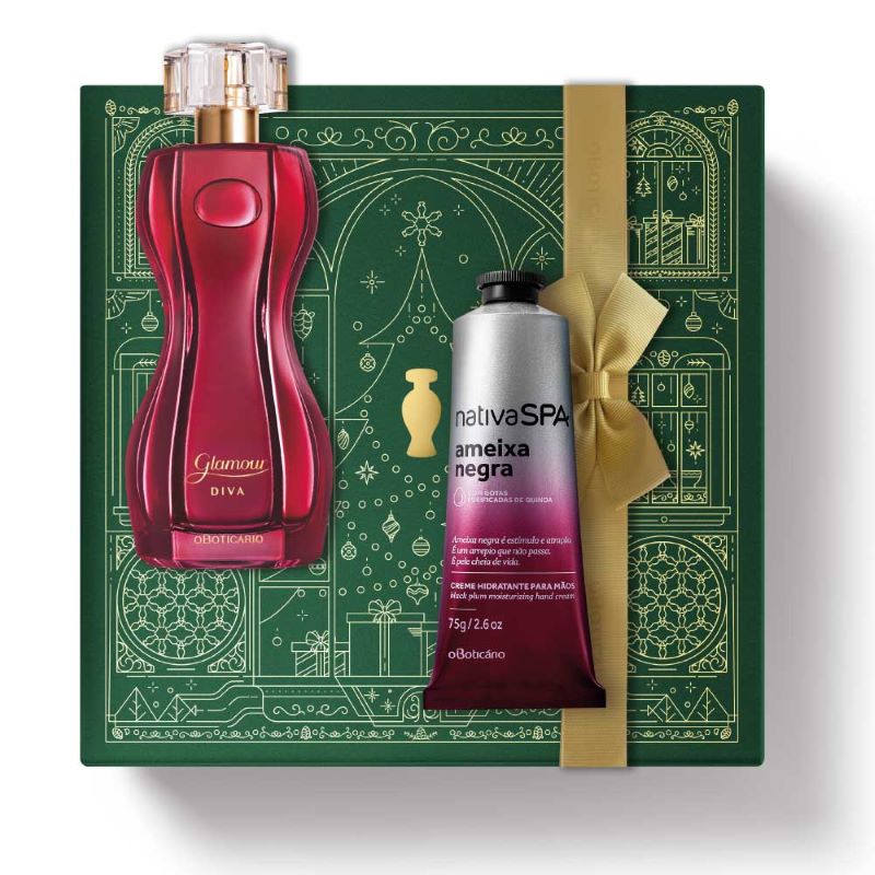 Glamour Diva + Black Plum Kerstcadeau Set