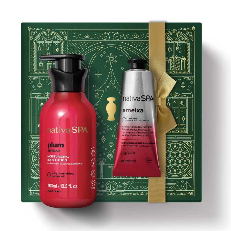 Nativa SPA Plum Kerstcadeau Set 4